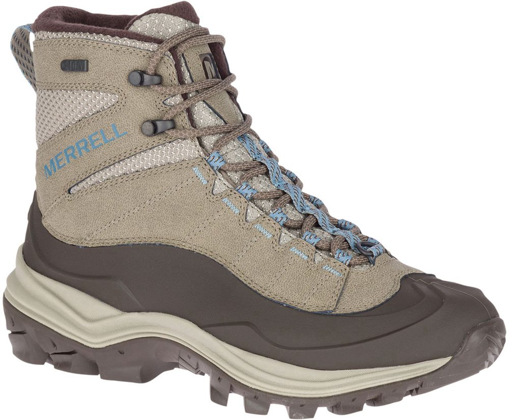 Merrell Boots Grey - Thermo Chill Mid Shell Waterproof - Womens 21BVCTLUR